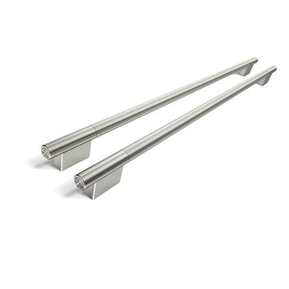 Stainless Steel Handle Hardware Accessory Kit For KitchenAid 42" Built-In Side-By-Side Refrigerator