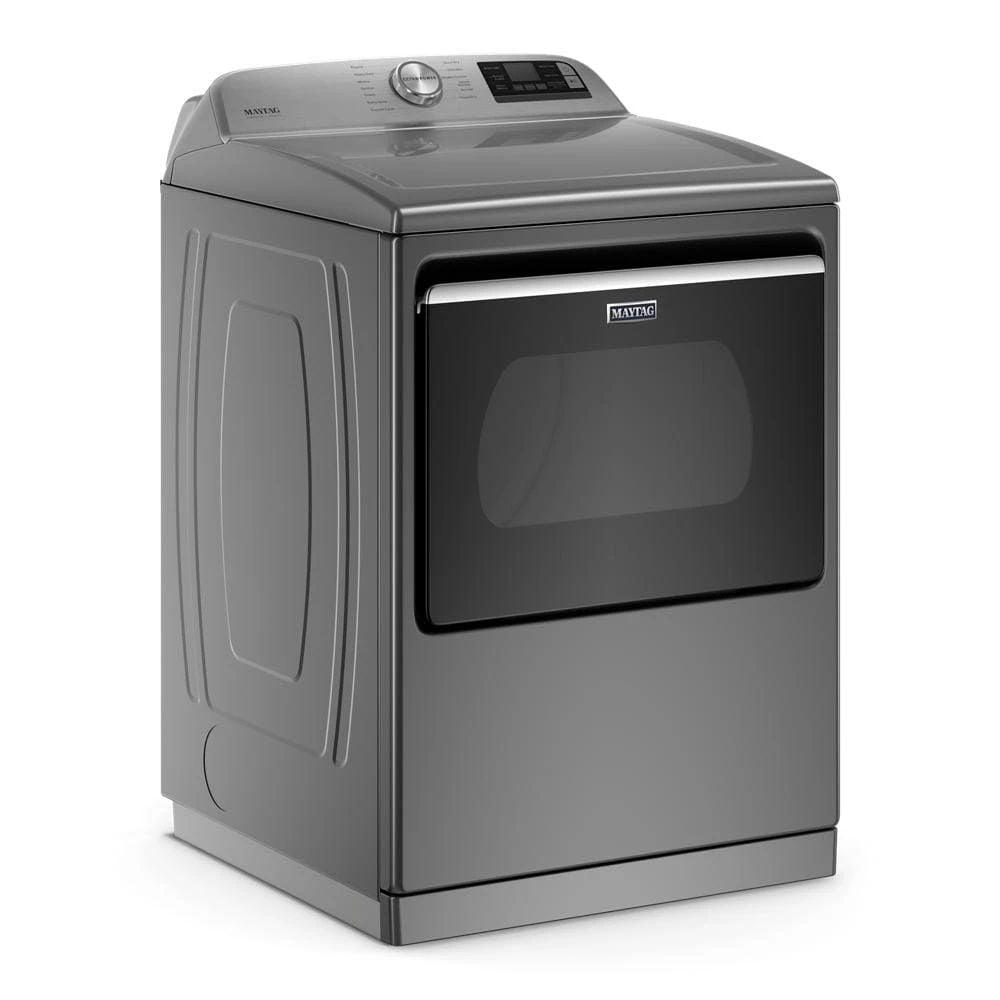 Smart Top Load Electric Dryer With Extra Power Button, 7.4 Cubic Feet - Metallic Slate