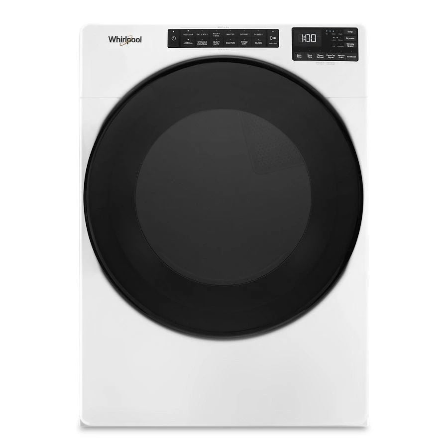 7.4 Cubic Feet Gas Wrinkle Shield Dryer With Steam - White