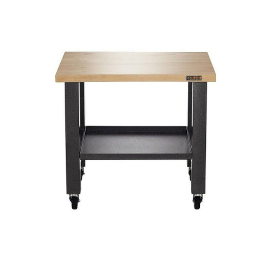 3' Wide Mobile Workstation - Hammered Granite