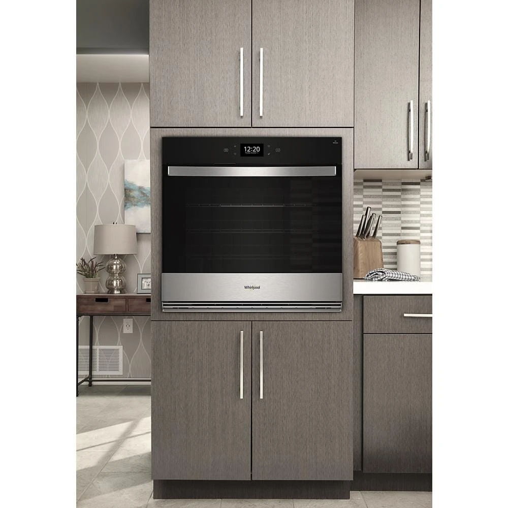 4.3 Cubic Feet Single Smart Wall Oven With Air Fry - Fingerprint Resistant Stainless Steel