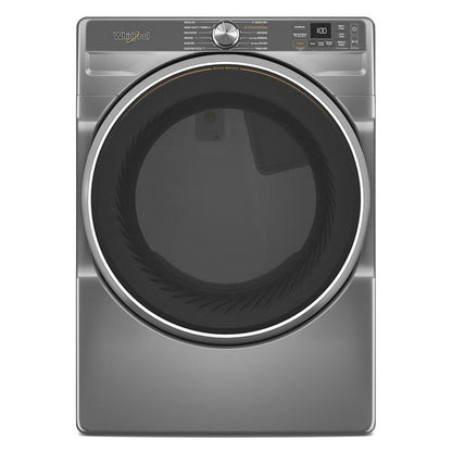 7.4 Cu. Ft. Smart Front Load Energy Star Electric Dryer With Steam Capabilities - Radiant Silver