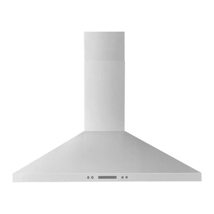 36" Chimney Wall Mount Range Hood With Dishwasher-Safe Grease Filters - Stainless Steel