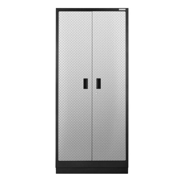 Premier Pre-Assembled 84" Tall Cabinet - Silver Tread