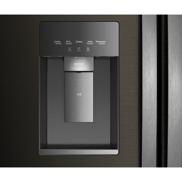 36" Wide French Door Refrigerator With In-Door Water & Ice, 23 Cu. Ft. - Black Stainless Finish