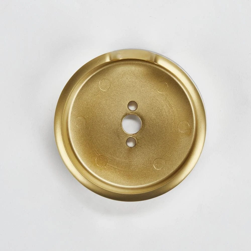 Jennair 3" D Single Bezel For Rise-Style Commercial Range And Rangetop Burner Griddle Knobs - Brass