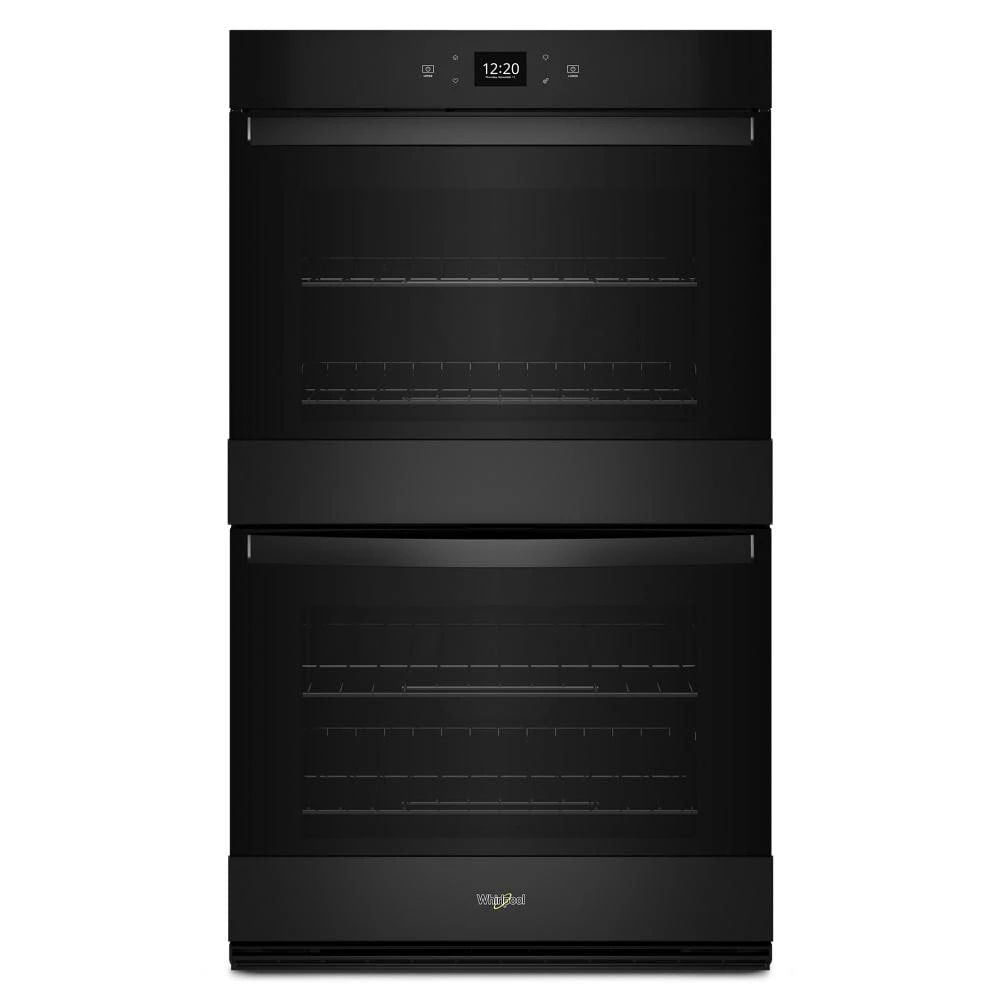10.0 Total Cubic Feet Double Wall Oven With Air Fry When Connected - Black