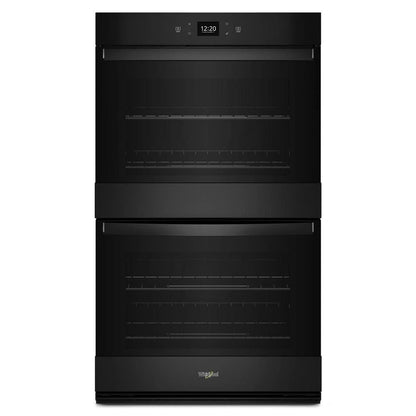 10.0 Total Cubic Feet Double Wall Oven With Air Fry When Connected - Black