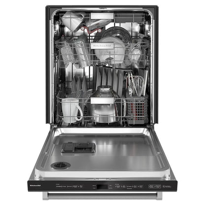 360° Max Jets Third Rack Dishwasher With Stainless Steel Third Rack Wash Jets, 44 dBA - Black Stainless Steel With PrintShield Finish