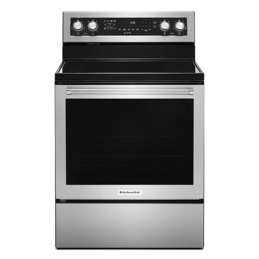 30" 5 Element Electric Convection Range With PrintShield Finish