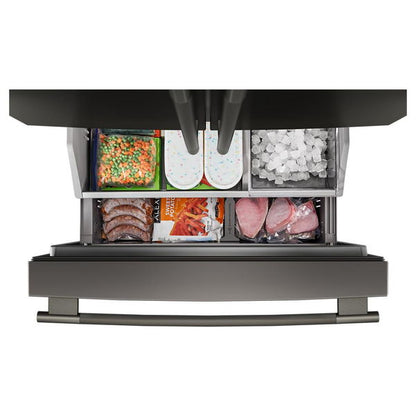 71.88" Counter-Depth French Door Refrigerator With Internal Water Dispenser - Black Ore