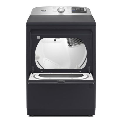 7.4 Cu. Ft. Pet Pro Top Load Gas Dryer With Extra Power And Sanitize Cycle - Midnight Steel