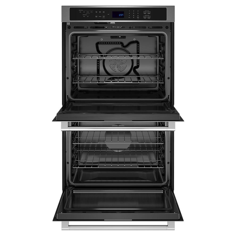 30" Wide Double Wall Oven With Evenair True Convection System - 10.0 Cu. Ft. - Stainless Steel
