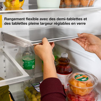 36" French Door Refrigerator With Interior Water Dispenser - 31 Cu. Ft. - White