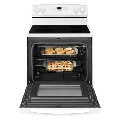 30" Electric Range With Extra-Large Oven Window And Versatile Cooktop - White