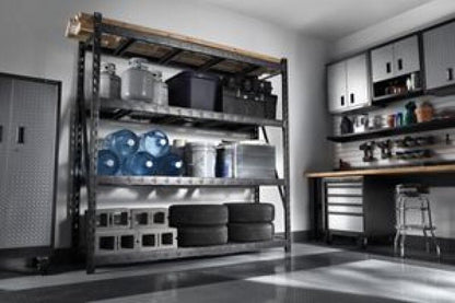 90" x 90" Heavy Duty Mega Rack With Four Adjustable Shelves