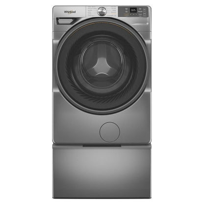 15.5" Pedestal For Front Load Washer And Dryer With Storage - Radiant Silver