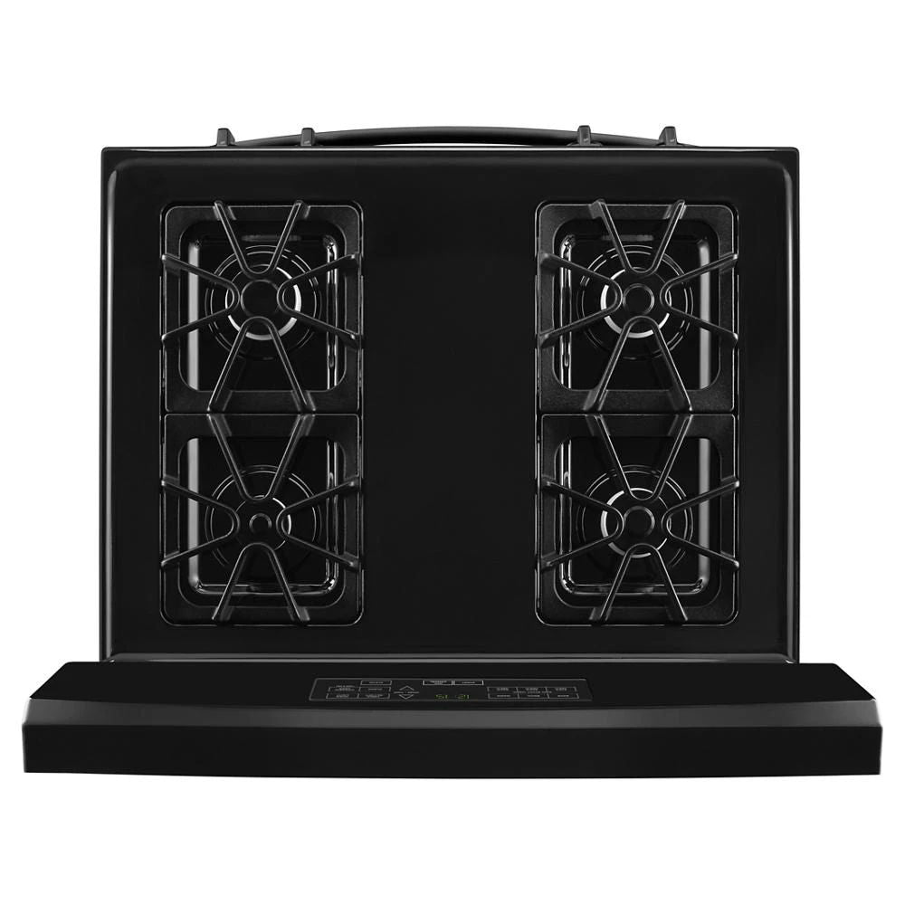 30" Electric Range With Extra-Large Oven Window - Black
