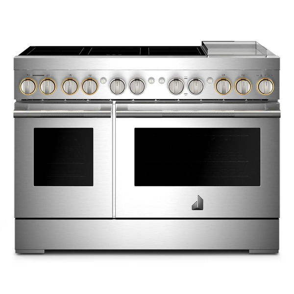 Rise 48" Induction Professional-Style Range With Chrome-Infused Griddle