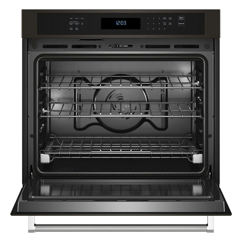 Kitchenaid 30" Single Wall Oven With Air Fry Mode - Black Stainless Steel With PrintShield Finish