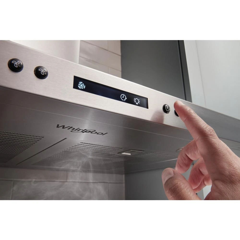 36" Chimney Wall Mount Range Hood With Dishwasher-Safe Grease Filters - Fingerprint-Resistant Stainless Finish
