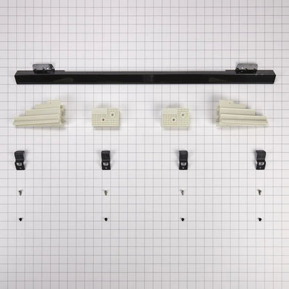 30" Built-In Range Flush Installation Trim Kit, Fits Jmw3430Db - Black