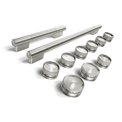 Stainless Steel Handle And Knob Hardware Accessory Kit For KitchenAid 48" Commercial-Style Induction Range