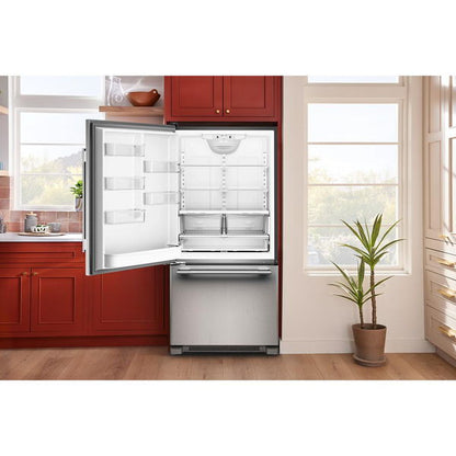 22 Cu. Ft. 33" Standard-Depth Bottom Mount Refrigerator With Left Door Swing