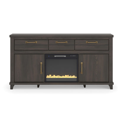 Brazen Valley - TV Stand With Fireplace Option