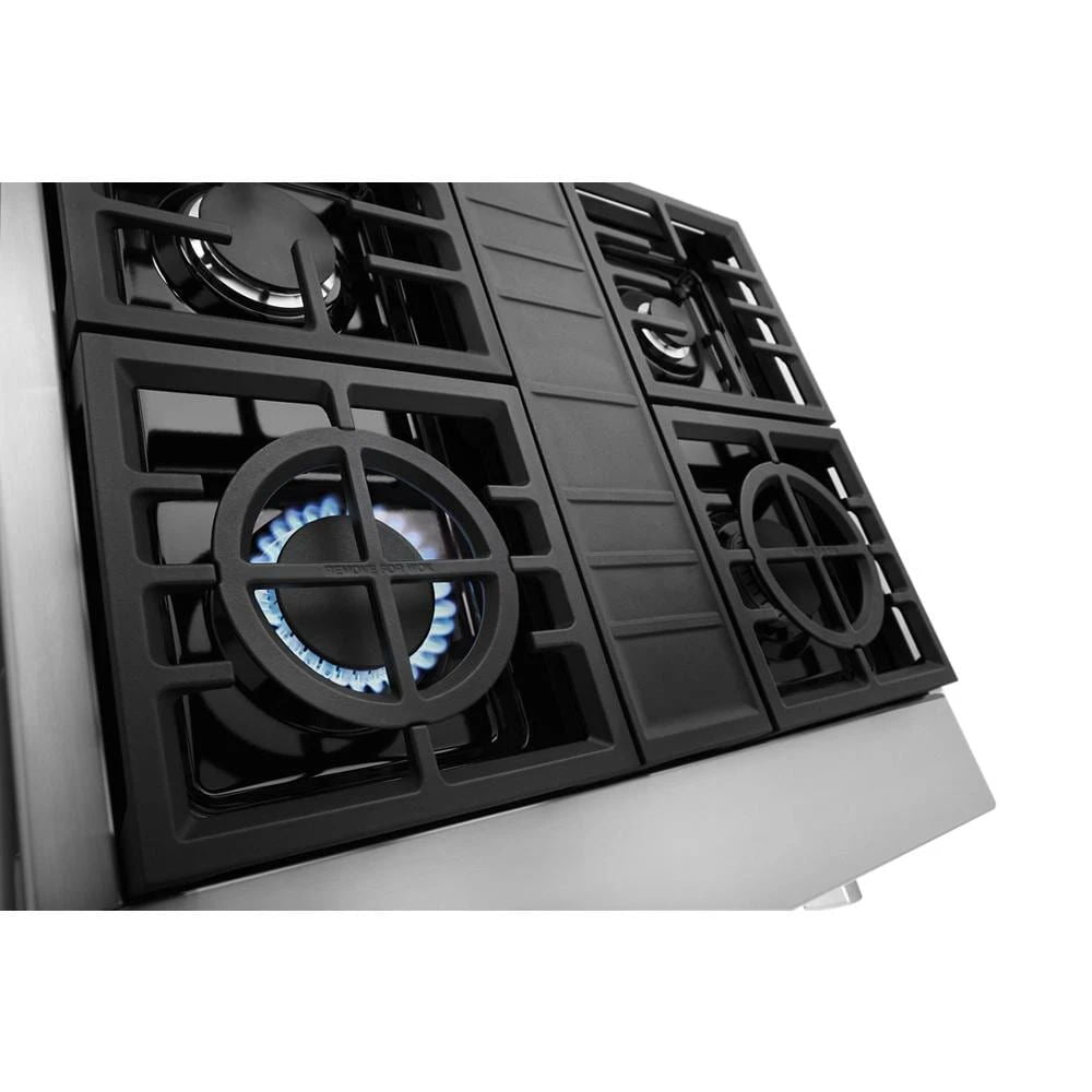 30'' 4-Burner Commercial-Style Gas Rangetop - Stainless Steel