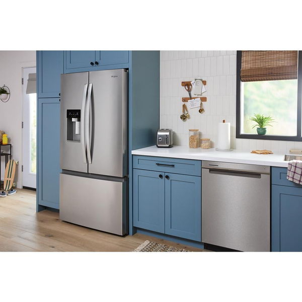 36" Wide French Door Refrigerator With In-Door Water & Ice, 23 Cu. Ft. - White