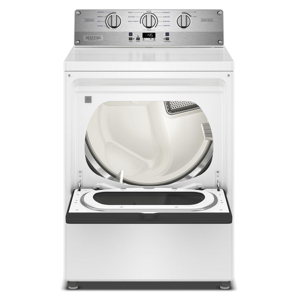 7.5 Cu. Ft. Commercial-Grade Gas Dryer - White