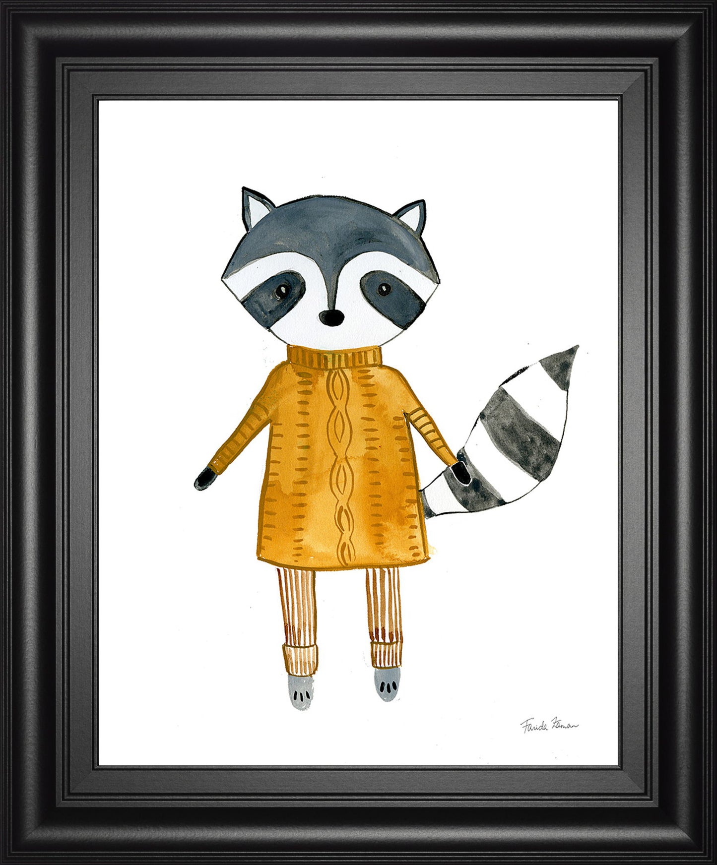 Neighborhood Pals I By Farida Zaman - Framed Print Wall Art