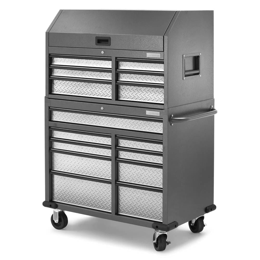 Premier 41" 15-drawer Mobile Tool Chest Combo