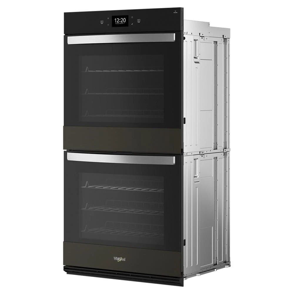 10.0 Cubic Feet Double Smart Wall Oven With Air Fry - Black Stainless Steel With PrintShield Finish