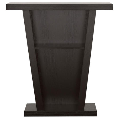 Evanna - 2-Shelf Engineered Wood Console Table - Cappuccino