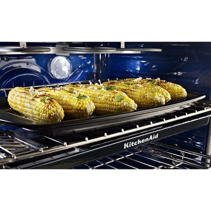 30" 5 Burner Dual Fuel Double Oven Convection Range