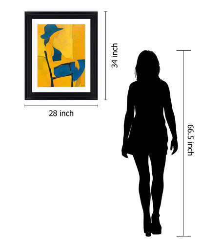 Golden Leisure - 28" x 34" Framed Wall Art