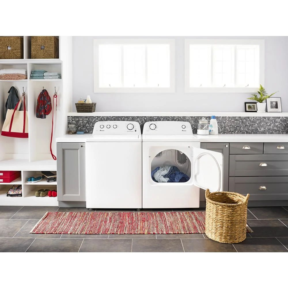 6.5 Cubic Feet Electric Dryer With Wrinkle Prevent Option