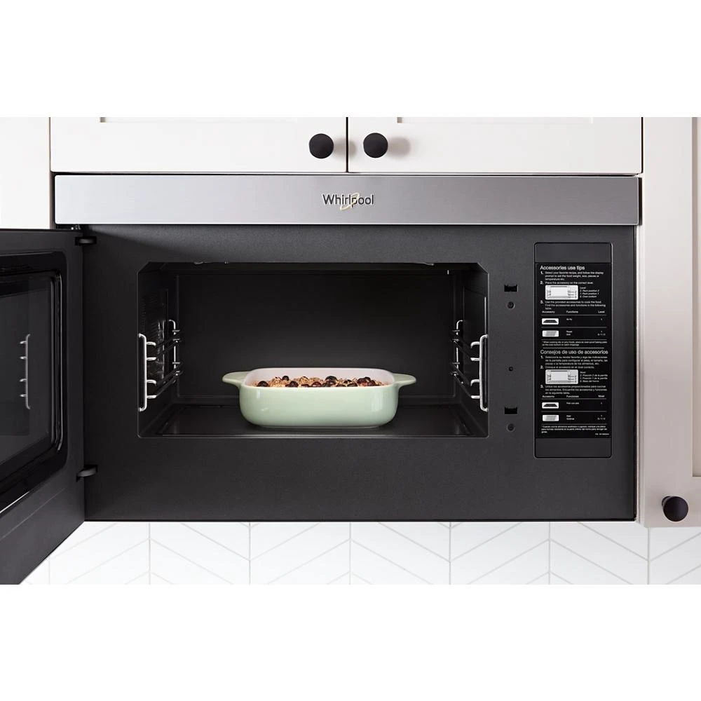 Air Fry Over- The-Range Oven With Flush Built-In Design - White