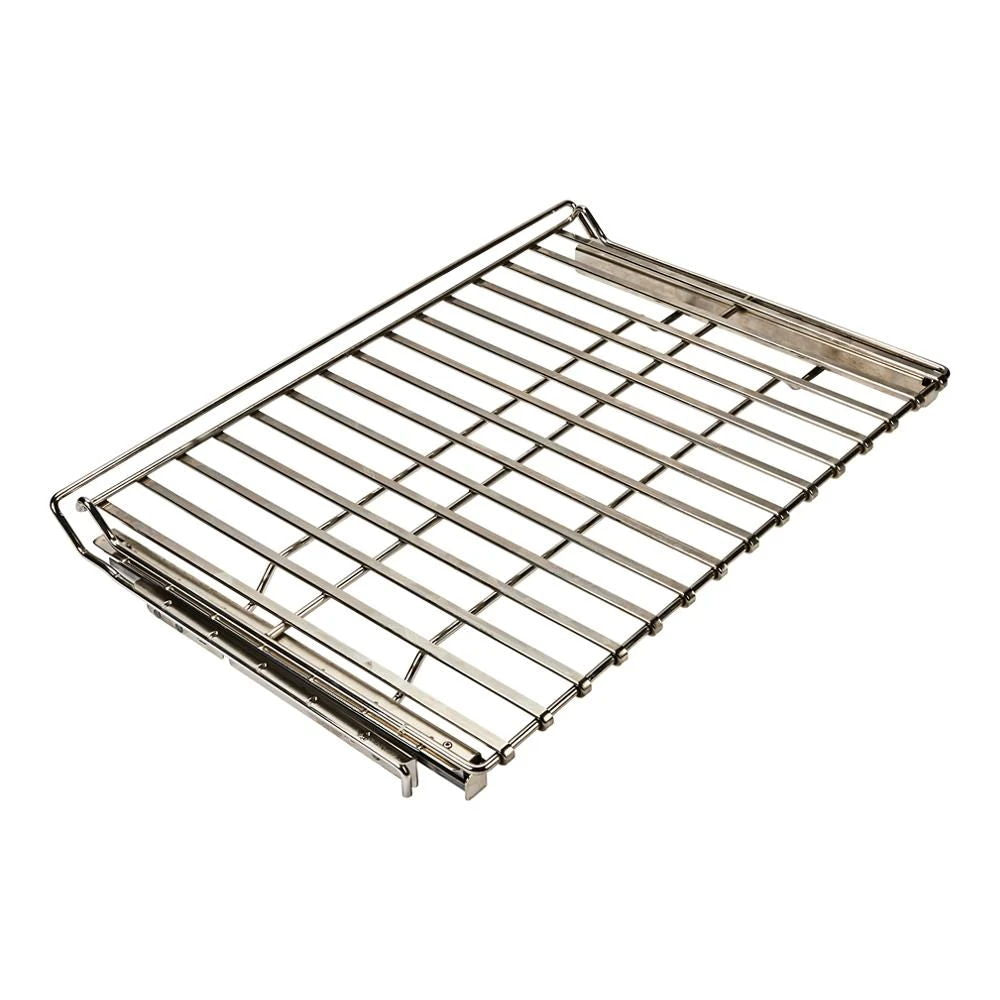 Jennair Rise Style Easy-Glide 30" Noir Range Cooking Rack, Single/Double Wall And Microwave Ovens, Rolling Rack - Chrome