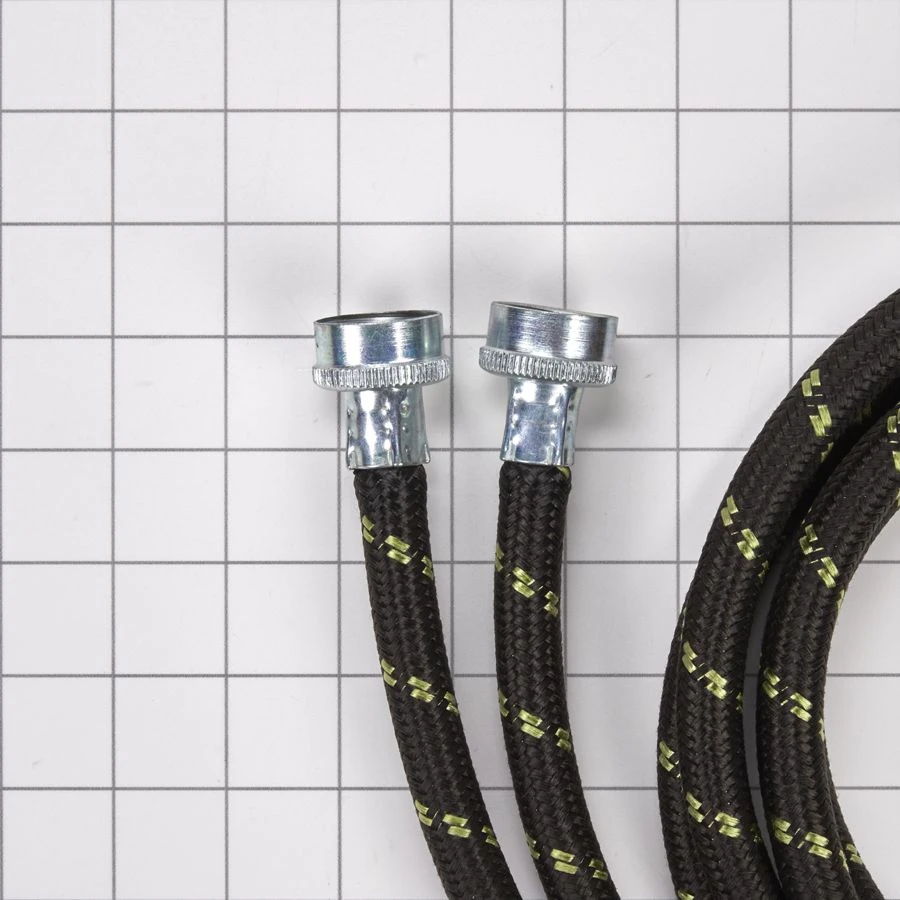 5' Length Washer Fill Hoses - Black