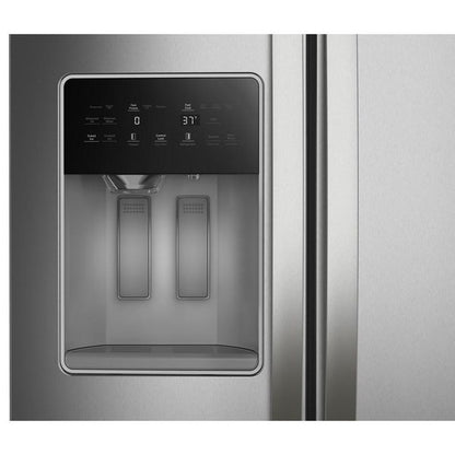 36" Standard Depth Side-By-Side Refrigerator With Trucool System - Fingerprint-Resistant Stainless Finish