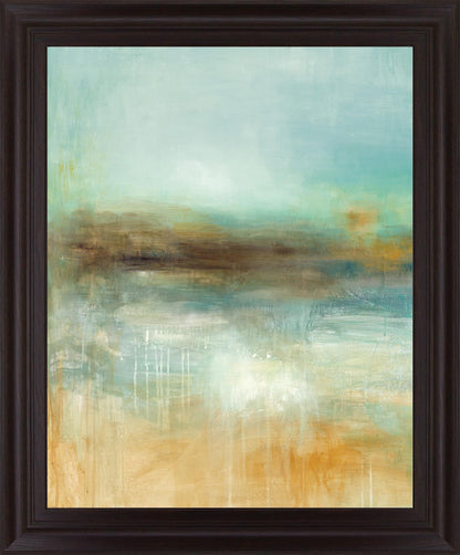 Mist Over Dunes - 28" x 34" Framed Wall Art