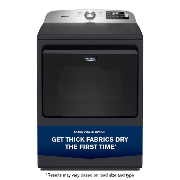 7.4 Cu. Ft. Top Load Gas Dryer With Extra Power And Advanced Moisture Sensing - Midnight Steel