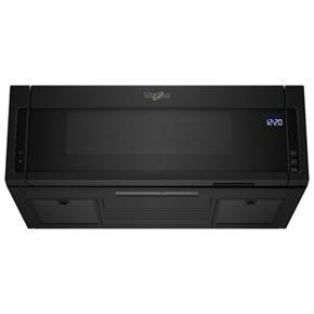 1.1 Cubic Feet Low Profile Microwave Hood Combination - Black - Metal