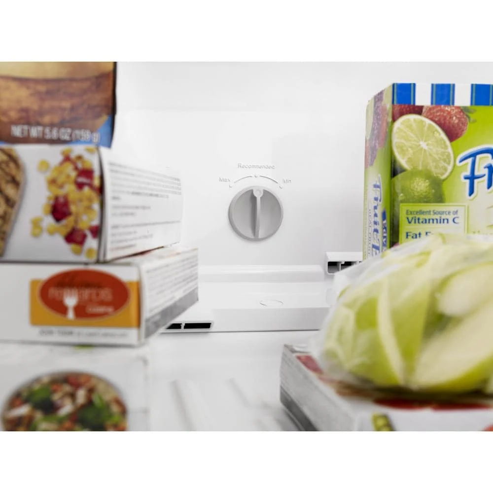 28" Wide Top-Freezer Refrigerator, 16.3 Cubic Feet, Adjustable Door Bins - White