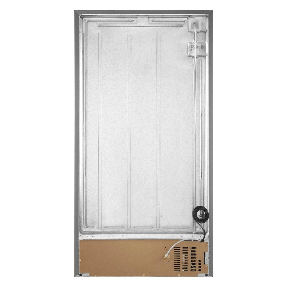 36" Wide Side-By-Side Refrigerator, 25 Cubic Feet, Frameless Glass Shelves - Fingerprint-Resistant Stainless Finish