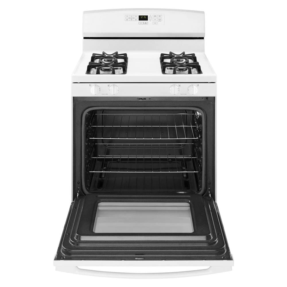 30" Gas Range With Self-Clean Option - White