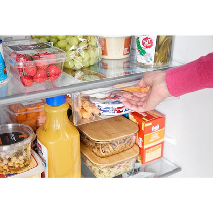 Whirlpool 32.8" Wide Top Freezer Refrigerator With Total Coverage Cooling, 21.3 Cu. Ft. - Black